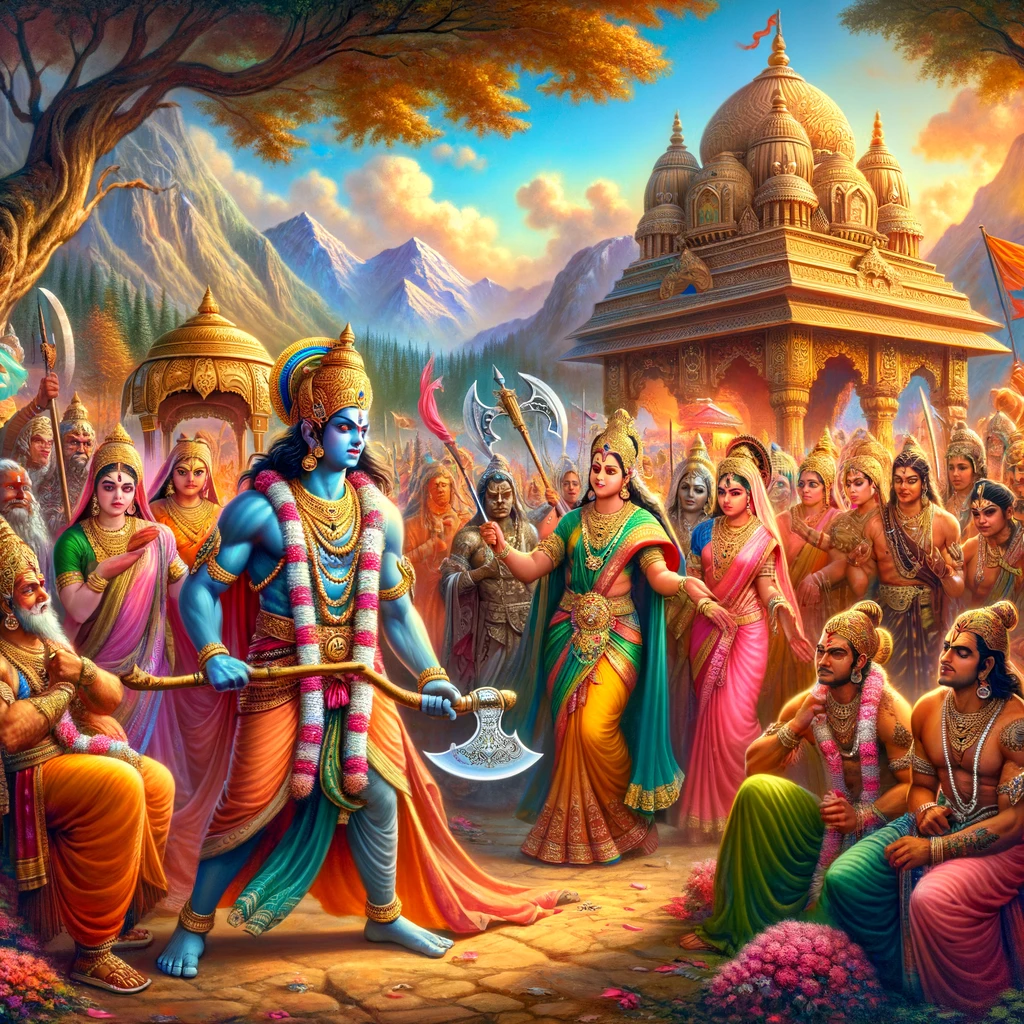 The Wedding Party Meets Parashurama